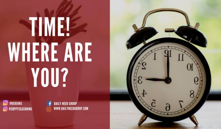 Time! Where are you?