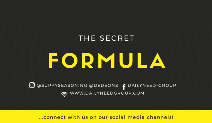 The Secret Formula.