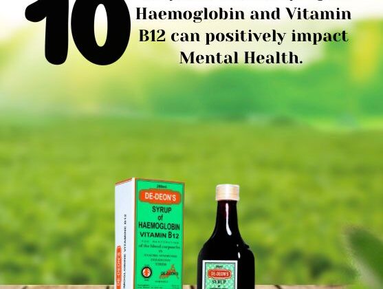 10 Ways De-Deon’s Syrup Haemoglobin and Vitamin B12 can positively impact Mental Health.