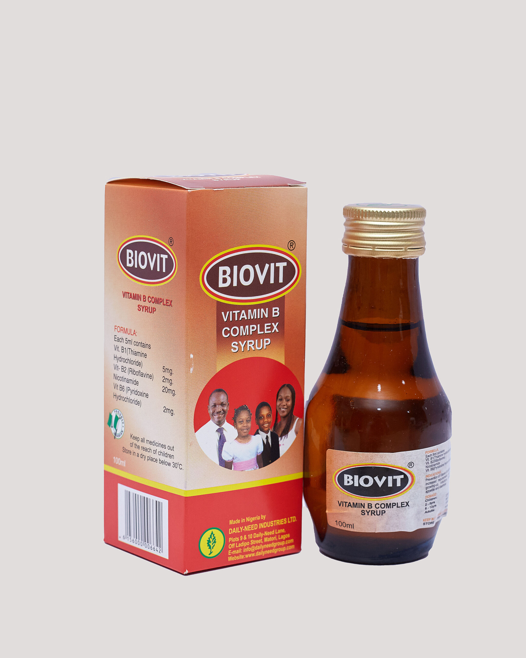 Biovit Vitamin B Complex Syrup - Daily Need Group